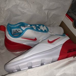 Red white and blue womens nike sneakers size 8